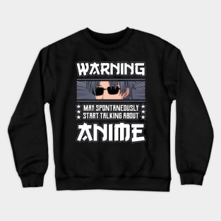 Funny Manga Japanese Humor Anime Boy Crewneck Sweatshirt